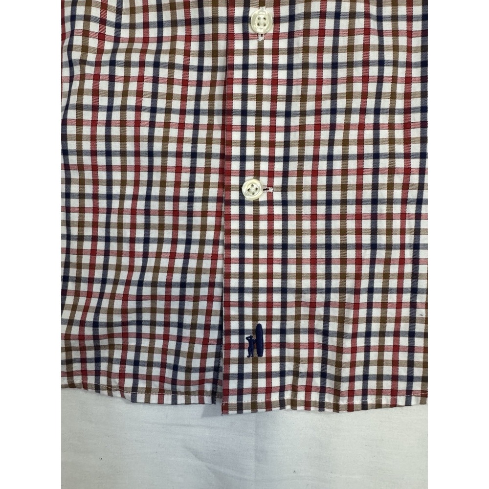 JOHNNIE-O Men's Top Shelf Plaid Button Down Shirt Large Long Sleeve Cotton - Picture 3 of 7
